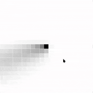 My dye source in the presence of a flow field simulation